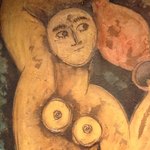 D&eacute;tail du triptyque "Les sources"
